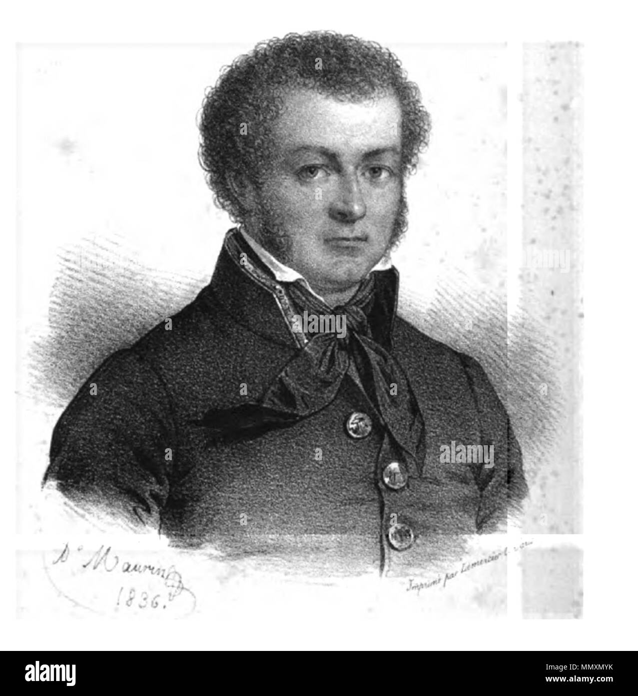 . François Thurot François thurot-Antoine Maurin Banque D'Images