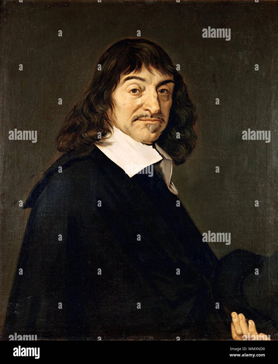 Frans Hals - Portret van René Descartes Banque D'Images