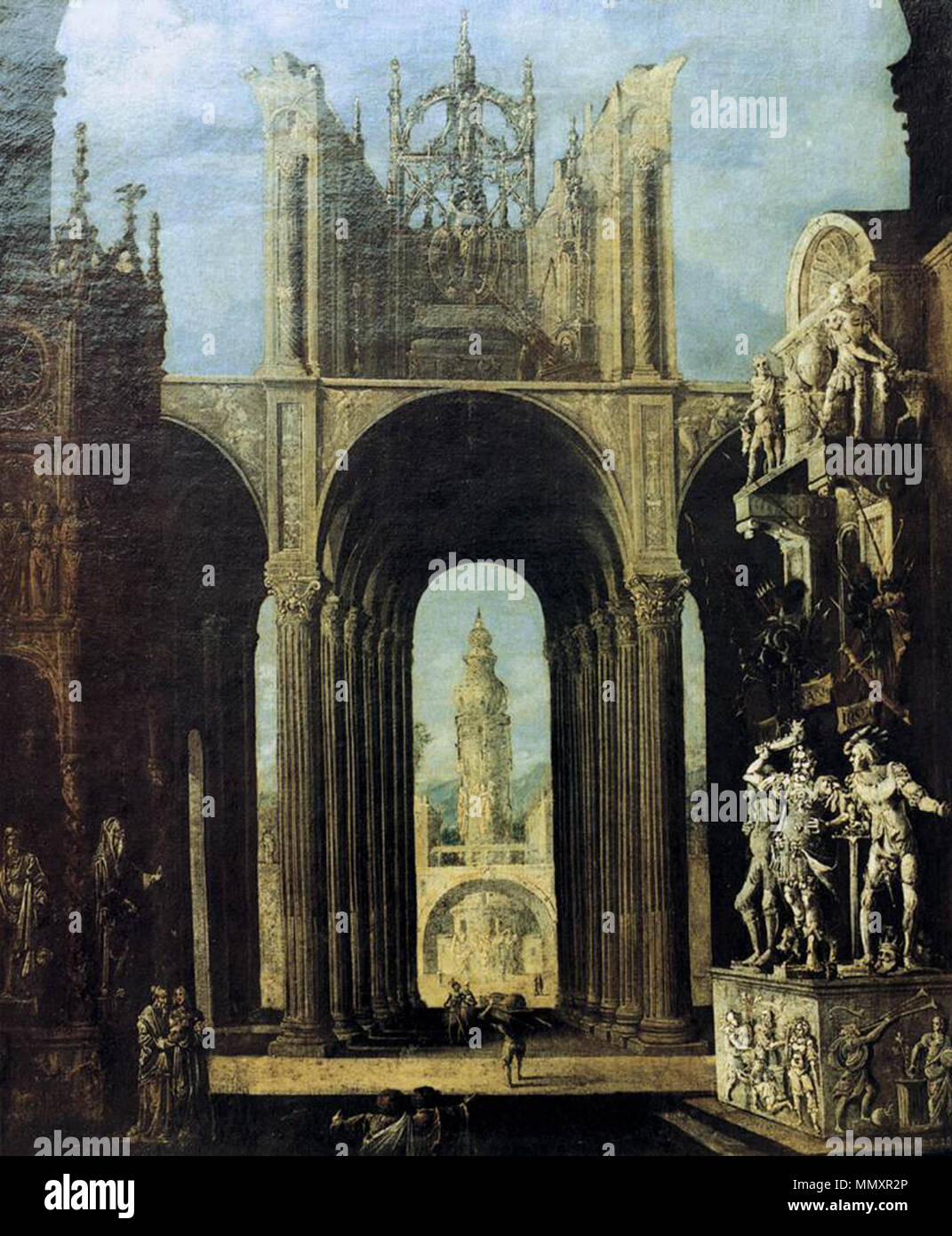 François de Nomé - La tombe de Salomon - WGA16588 Banque D'Images