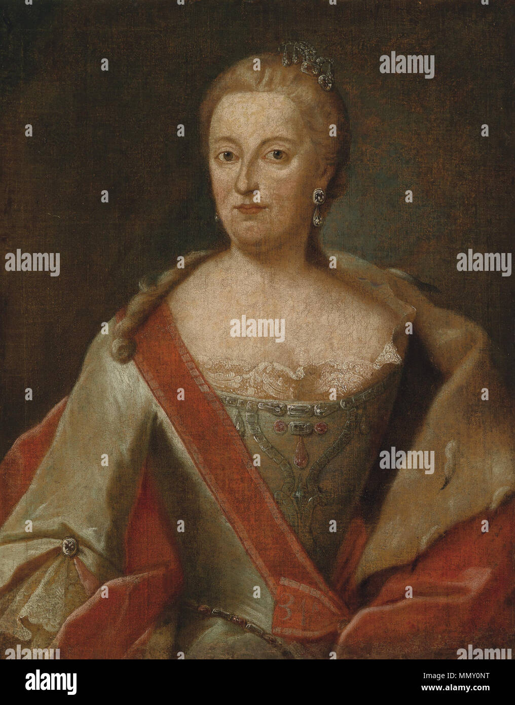 George Desmarées (atelier) Maria Anna von Sachsen Banque D'Images