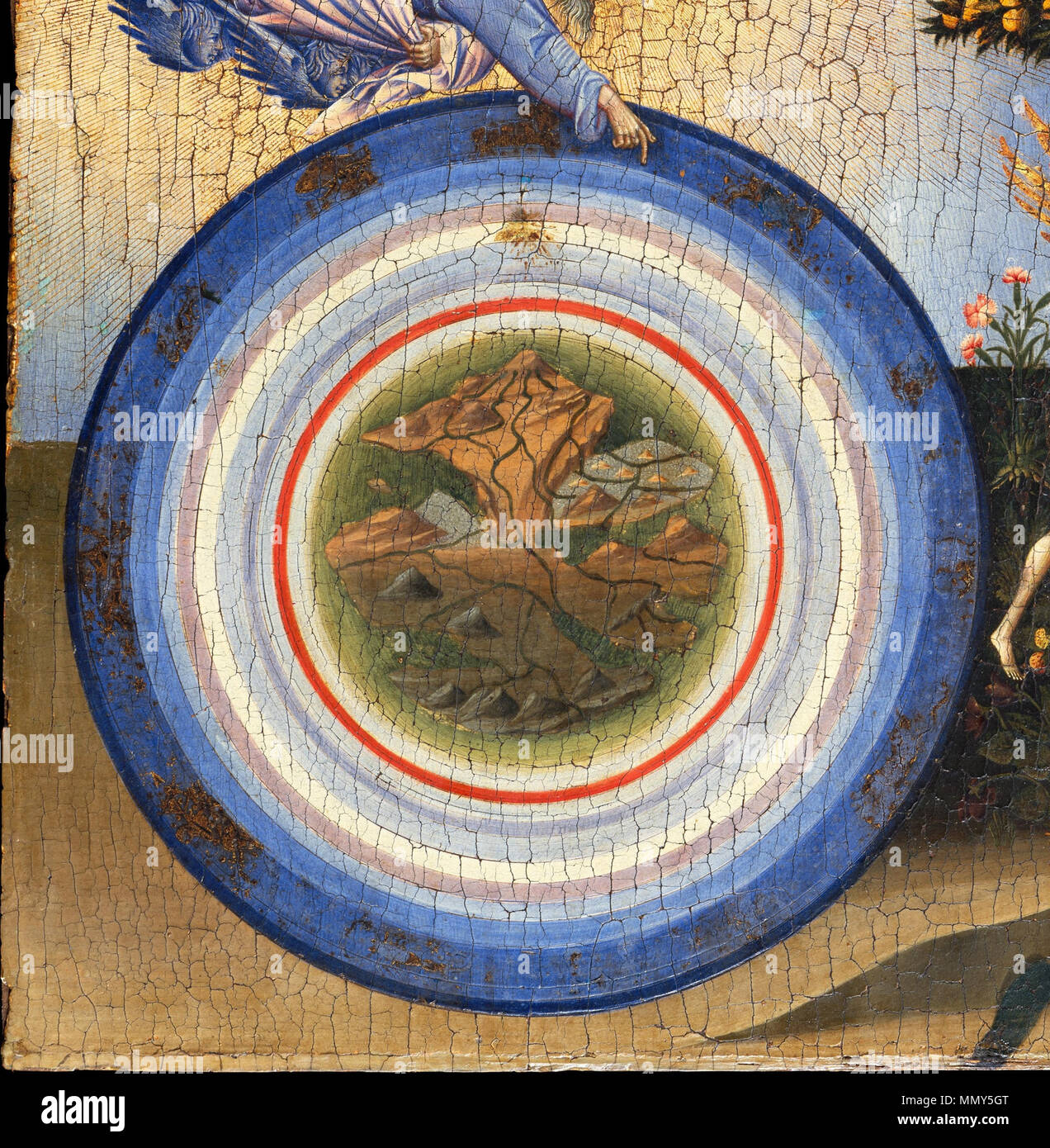 . Mappa mundi en anglais : "création et l'expulsion du paradis" de Giovanni di Paolo . 1445. Giovanni di Paolo (1403-1482) Noms alternatifs Giovanni di Paolo di Grazia ; Giovanni Di Paolo Di Grazi ; Giovanni dal Poggio ; Giovanni, Giovanni Di Paolo di Grazia ; Giovanni di Paolo Description peintre et illustrateur italien Date de naissance/décès vers 1403 1482 Lieu de naissance/décès Sienne Sienne Sienne lieu de travail contrôle d'autorité : Q946420 : VIAF ?18017139 ISNI : ?0000 0000 7971 3177 ULAN : ?500116438 RCAC : ?n86042313 NLA : ?35153711 WorldCat Giovanni di Paolo Terra Cieli Banque D'Images