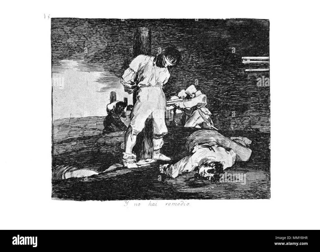 Goya-Guerra (15) Banque D'Images