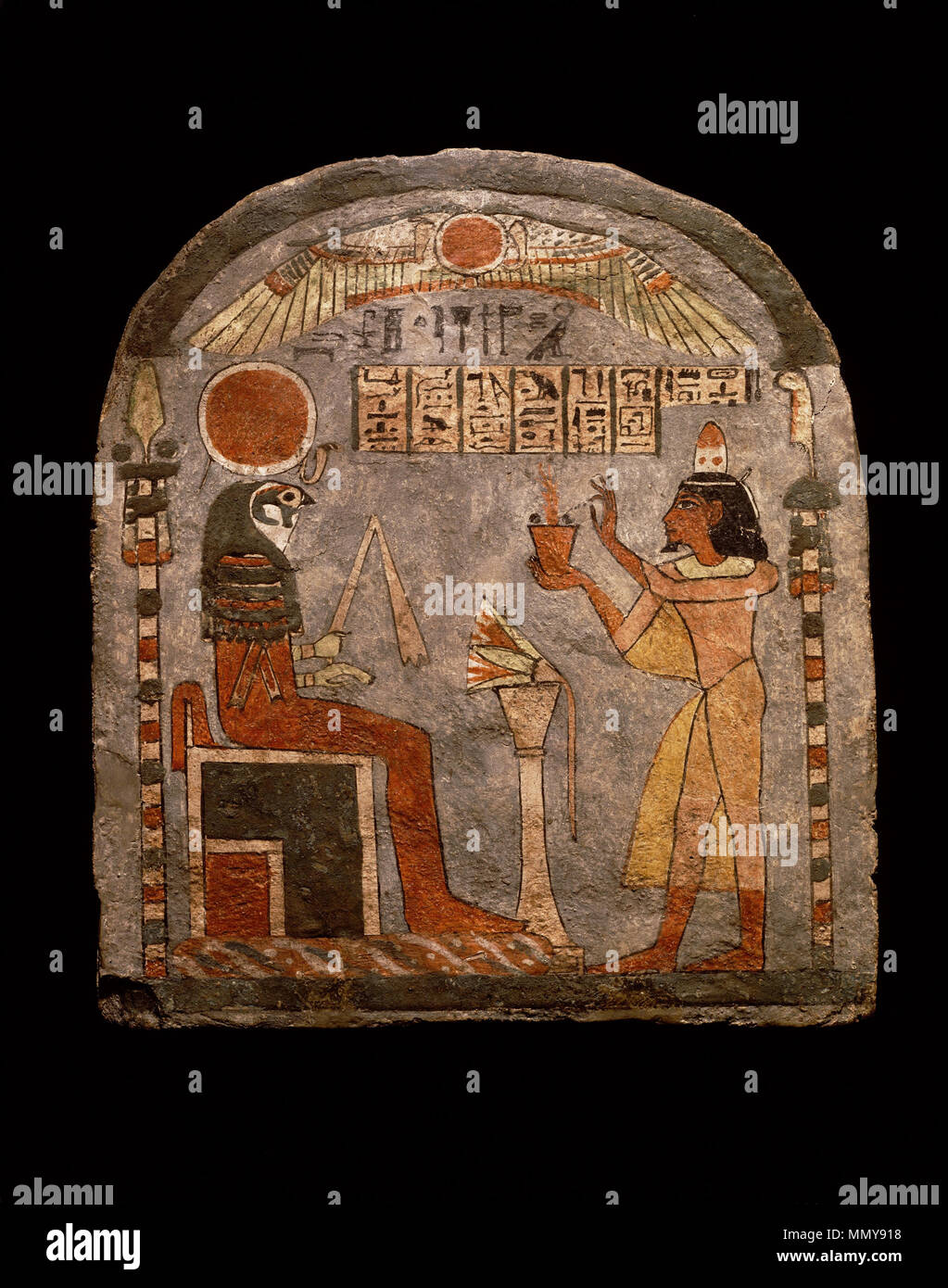 Van Grafbord Nechtefmoet. (-900 - -712). Van Grafbord Nechtefmoet - Google Art Project Banque D'Images