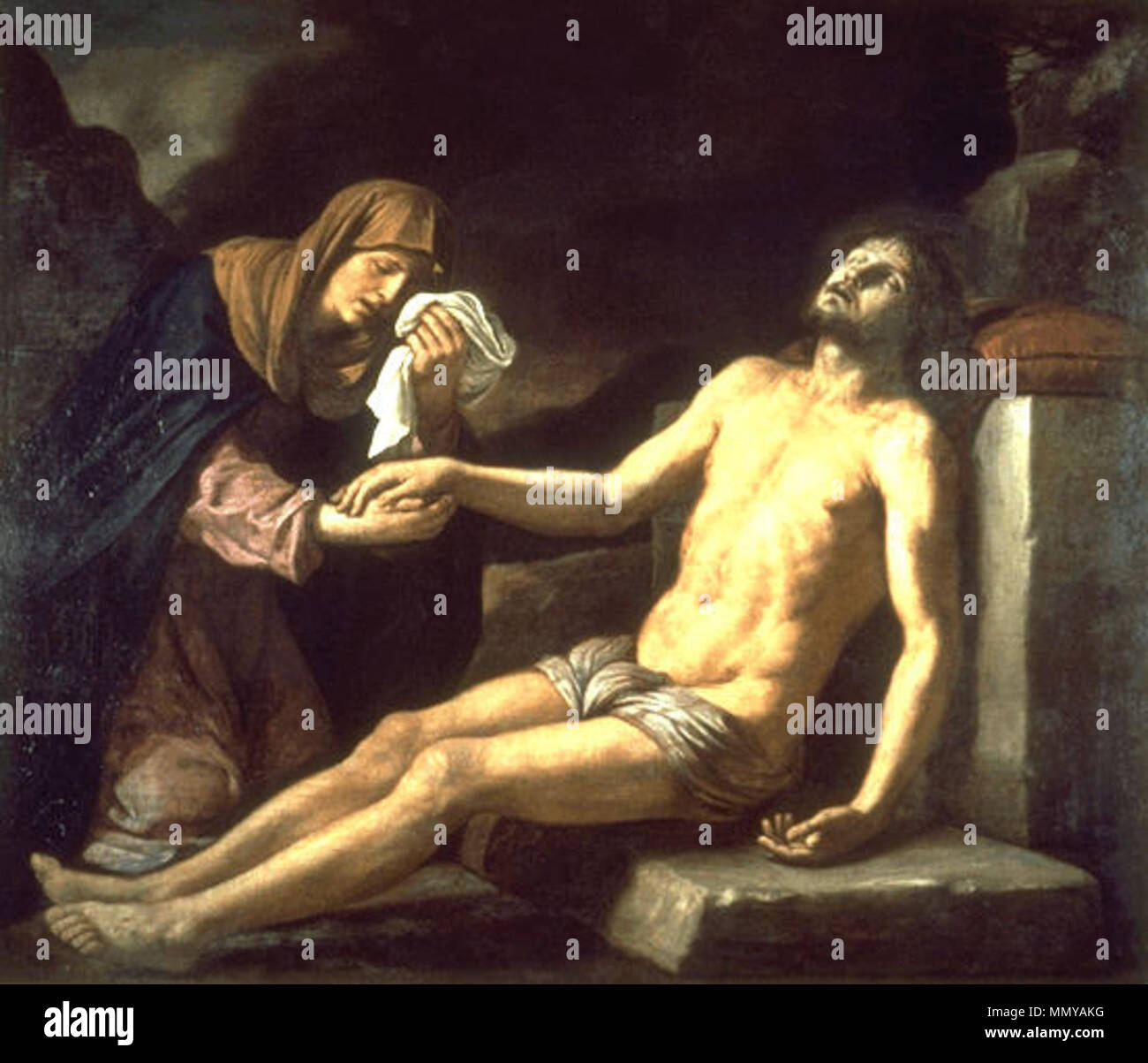 Guercino Pietà 1 Banque D'Images