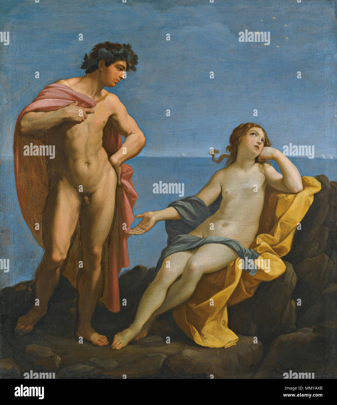 Bacchus et Ariane Guido Reni (1575-1642) Noms alternatifs Guido Guido italien il Rhenus Description peintre, dessinateur et aquafortiste Date de naissance/décès 14 Novembre 1575 18 août 1642 Lieu de naissance/décès Calvenzano Bologna Bologna lieu de travail (1599-1600), Rome (1600-1602), Bologne (1603-1605), Rome (1605-1610), Bologne (1611-1612), Rome (1612), Bologne (1615-1616), Paris (1617-1621), Rome (1622-1629), Naples (1624-1626, 1640-1642) le contrôle d'autorité : Q109061 : VIAF ?49288294 ISNI : ?0000000123206667 ULAN : ?500030334 RCAC : ?n80021717 : NLA ?36520375 WorldCat Guido Reni - Bacc Banque D'Images