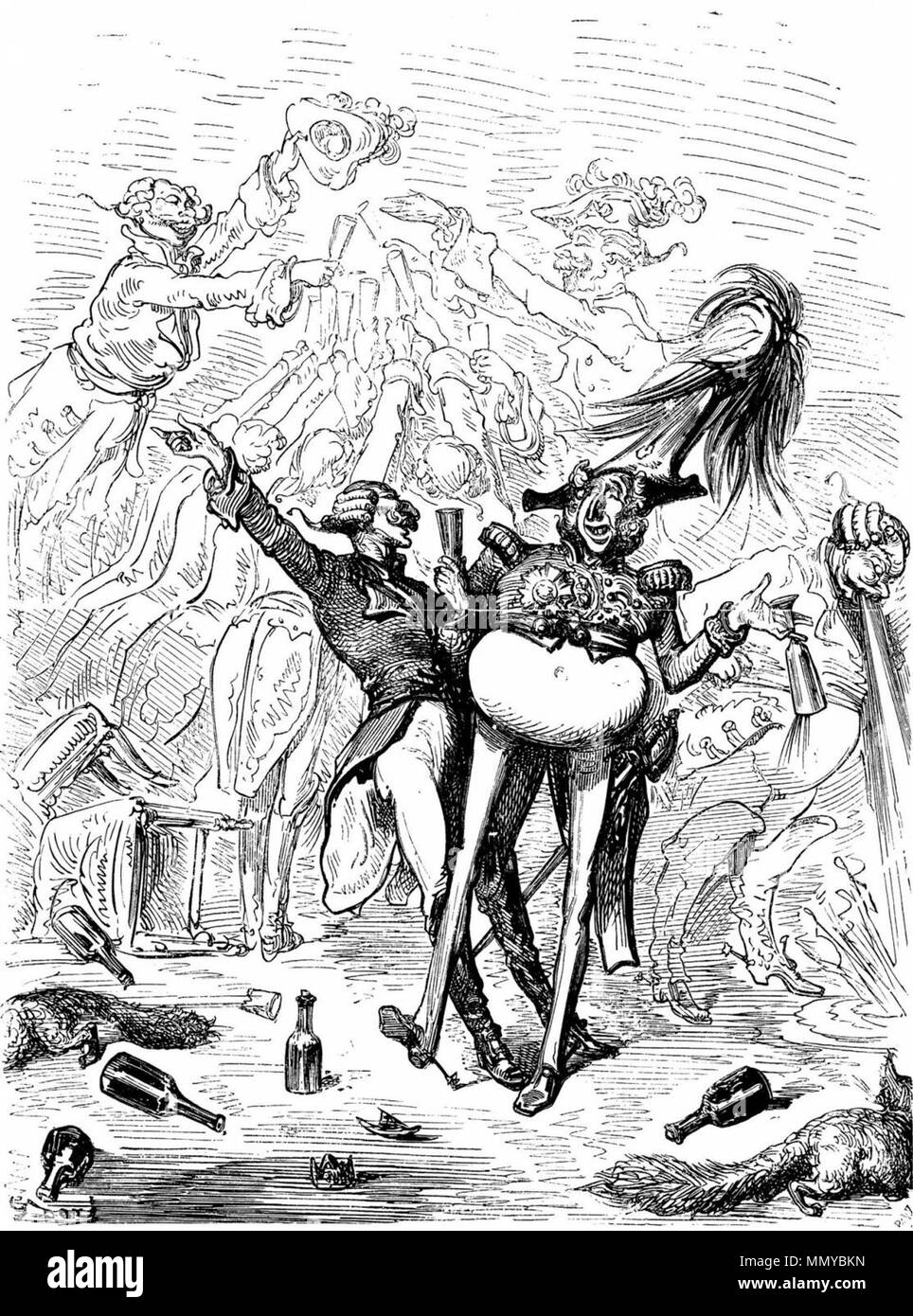 Gustave Doré - Baron von Münchhausen - 118 Banque D'Images