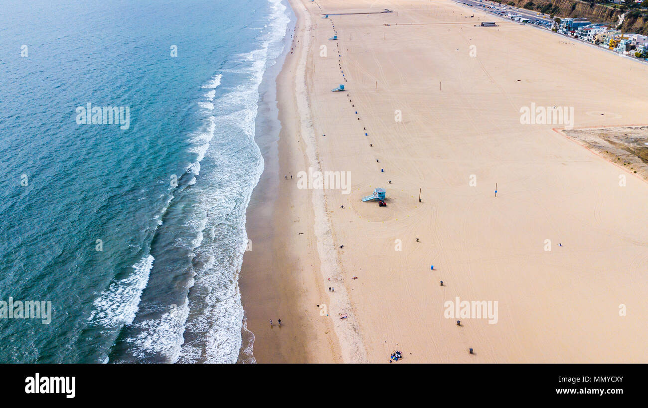 Santa Monica State Beach, Santa Monica, Californie, USA Banque D'Images