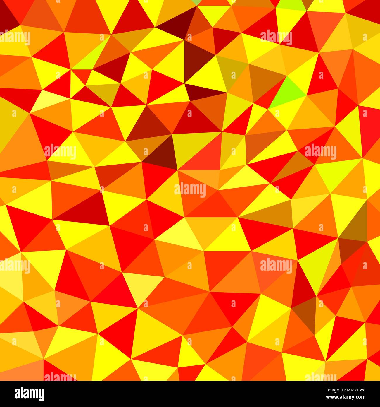 Abstract vector background triangle géométrique - orange et jaune Illustration de Vecteur