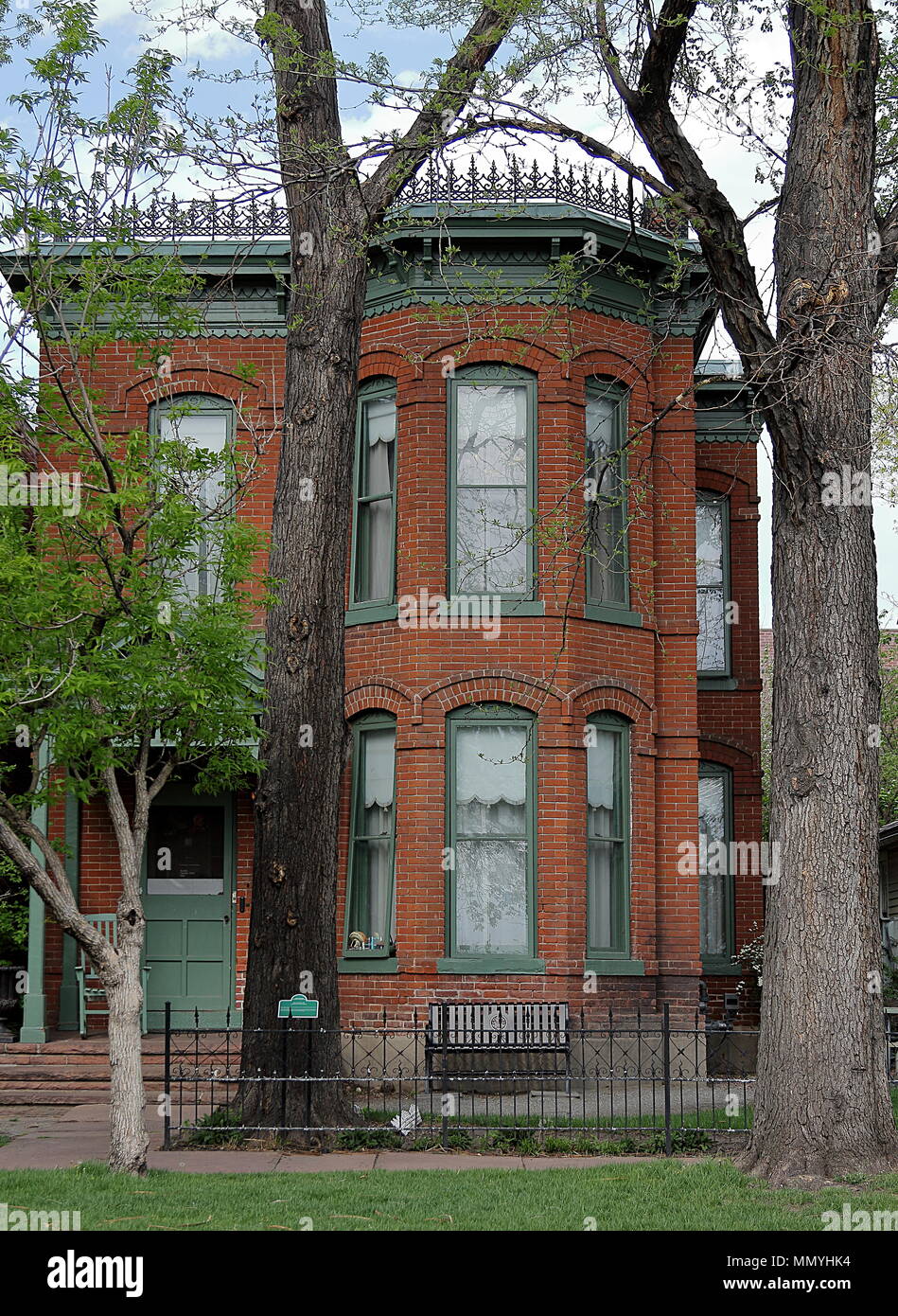 Denver, Colorado - le 6 mai 2018. 9e Rue Parc Historique à printemps. Banque D'Images