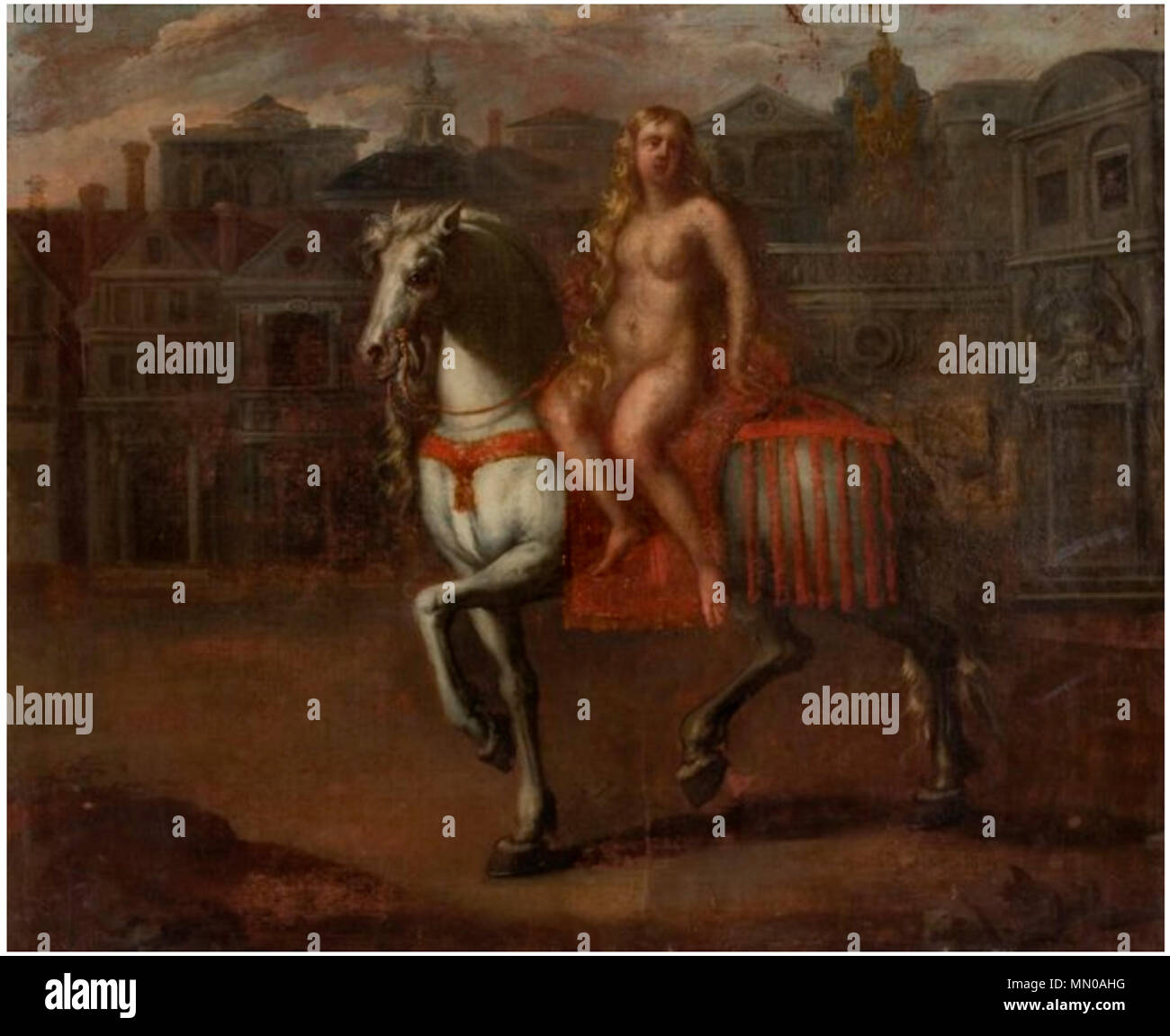 Lady Godiva. 1586. Adam van Noort (attr.) - Lady Godiva Banque D'Images