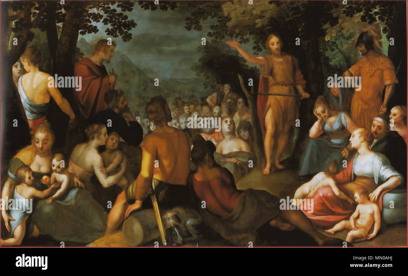 . La prédication de Jean le Baptiste . 1601. Adam van Noort (1562-1641) peintre et dessinateur Flamand Description Date de naissance/décès 1562 1641 Lieu de naissance/décès Anvers Anvers période de travail entre 1587 et 1608 circa circa travail lieu Anvers contrôle d'autorité : Q351328 : VIAF ?45098822 ULAN : ?500000382 RCAC : ?c89010398 GND : ?118818880 BPN : ?46968280 WorldCat Adam van Noort - la prédication de Jean le Baptiste Banque D'Images