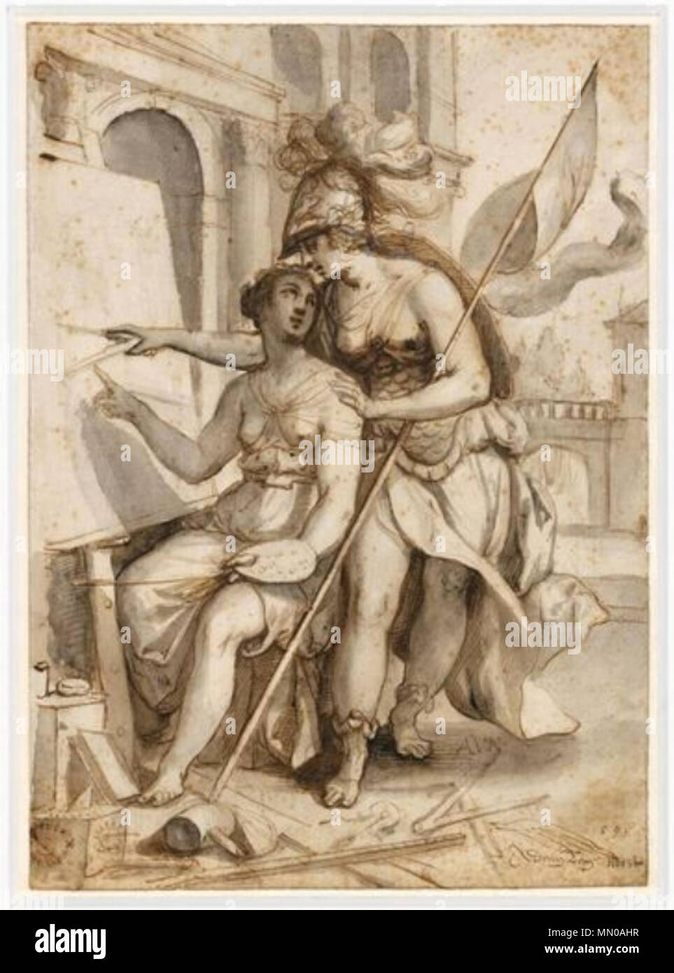 . Minerva Pictura enseigne . 1598. Adam van Noort (1562-1641) peintre et dessinateur Flamand Description Date de naissance/décès 1562 1641 Lieu de naissance/décès Anvers Anvers période de travail entre 1587 et 1608 circa circa travail lieu Anvers contrôle d'autorité : Q351328 : VIAF ?45098822 ULAN : ?500000382 RCAC : ?c89010398 GND : ?118818880 BPN : ?46968280 WorldCat Adam van Noort - enseigne Minerva Pictura Banque D'Images