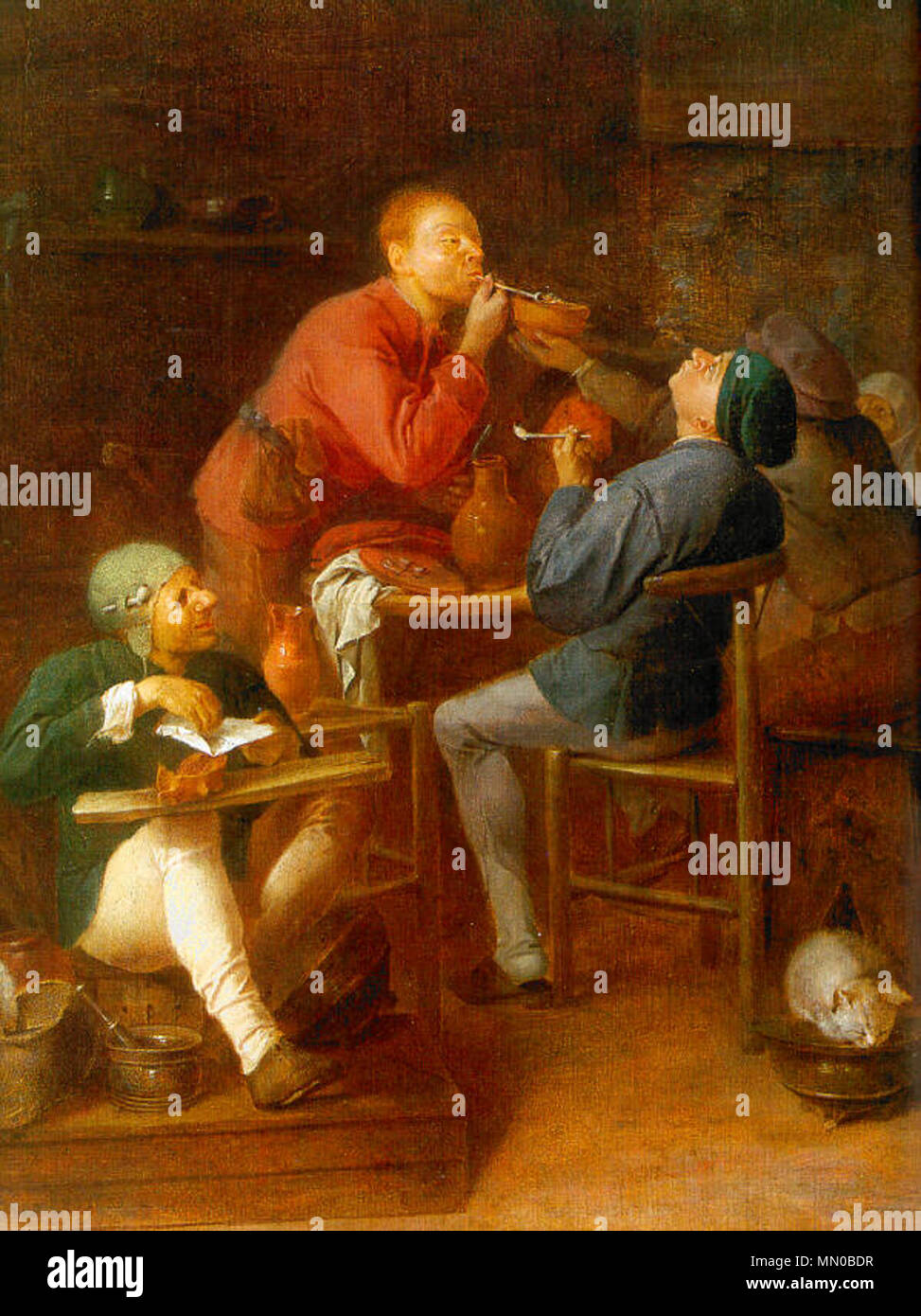 Les fumeurs ou les paysans de Moerdijk. 162730. Adriaen Brouwer les