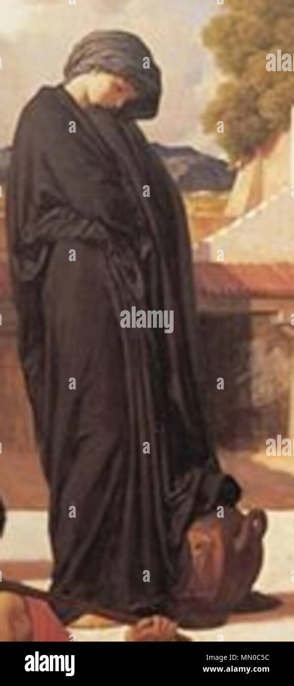 Andromaque captive. vers 1886-88. Andromache-Captive Banque D'Images