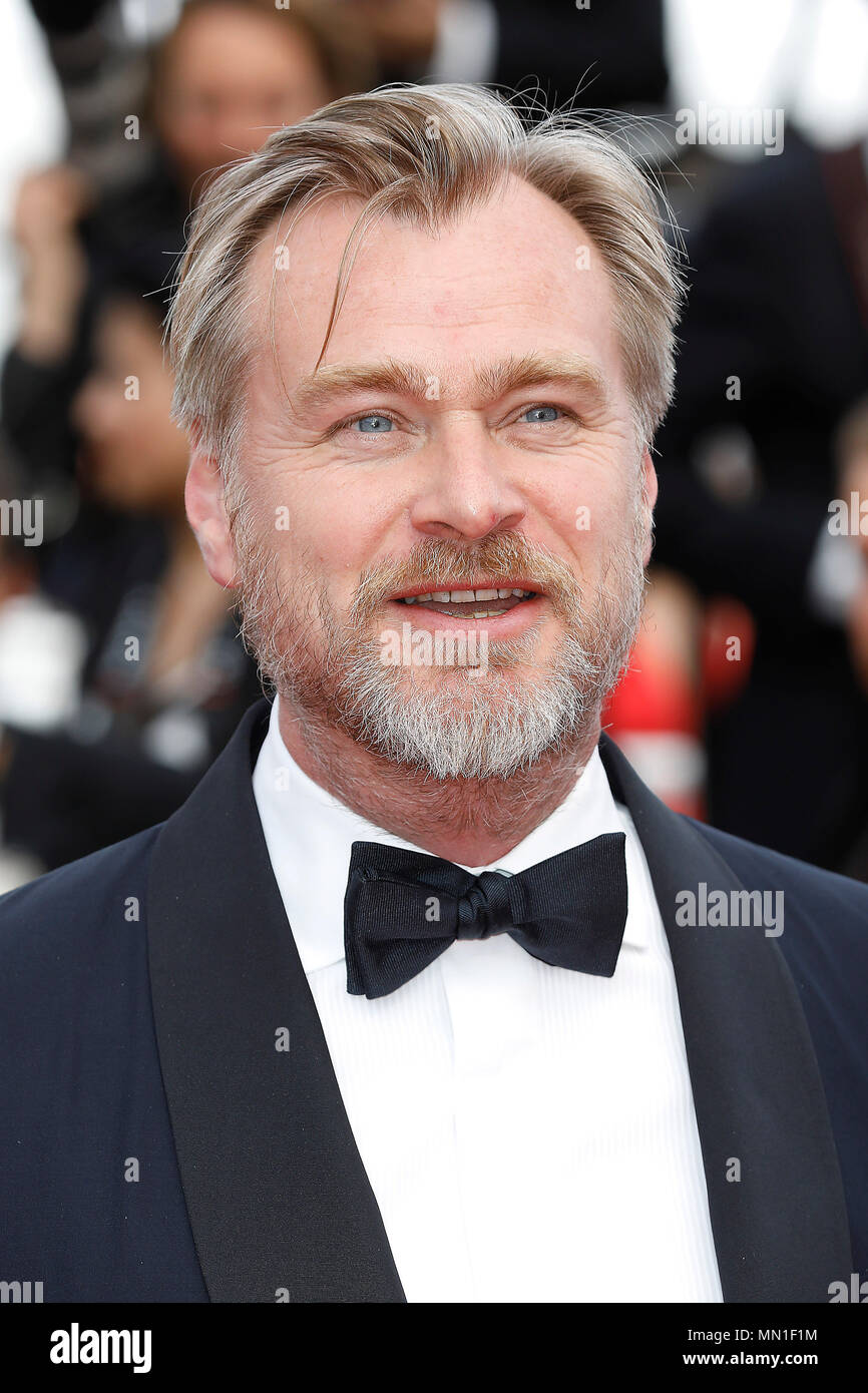 Cannes, France. 13 mai, 2018. Christopher Nolan à la débrouiller (Le Grand Bain)' premiere lors de la 71 e édition du Festival de Cannes au Palais des Festivals le 13 mai 2018 à Cannes, France. Crédit : John Rasimus/Media Punch ***FRANCE, SUÈDE, NORVÈGE, FINLANDE, USA, DENARK, la République tchèque, l'AMÉRIQUE DU SUD SEULEMENT*** Crédit : MediaPunch Inc/Alamy Live News Banque D'Images