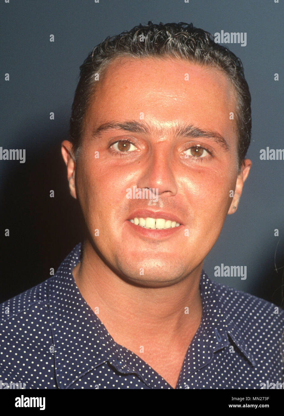 LOS ANGELES, CA - le 24 juillet : musicien/chanteur Curt Smith de Tears for Fears assiste à Creem Magazine party le 24 juillet 1990 à Los Angeles, Californie. Photo de Barry King/Alamy Stock Photo Banque D'Images