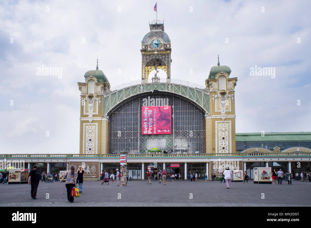 Le 24e Salon International du livre et du Festival littéraire Book World Prague 2018 Banque D'Images