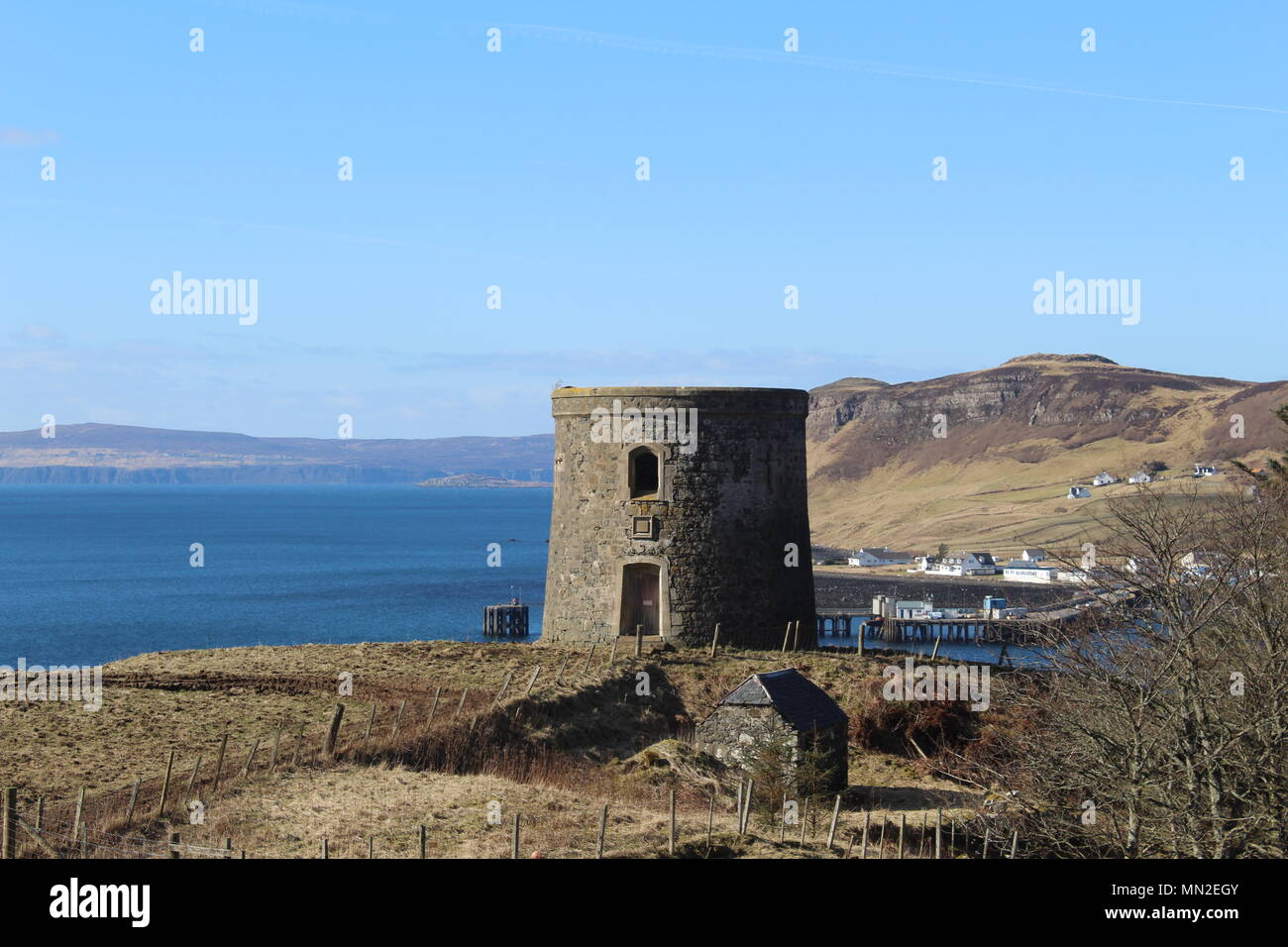 Tour à Eug, île de Skye Banque D'Images