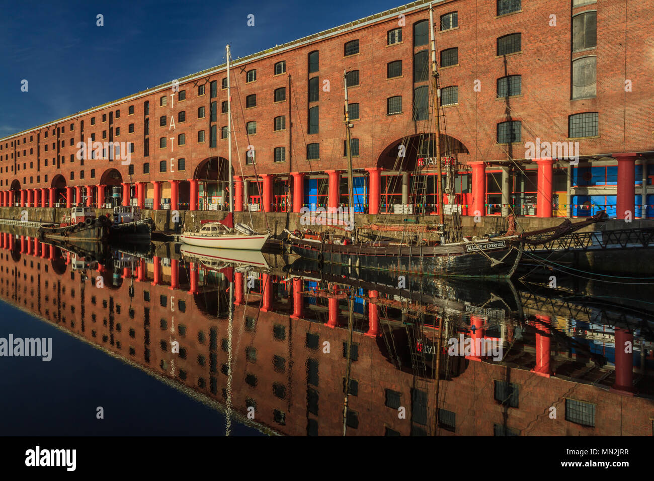 L'Albert Dock, Liverpool, Angleterre Banque D'Images