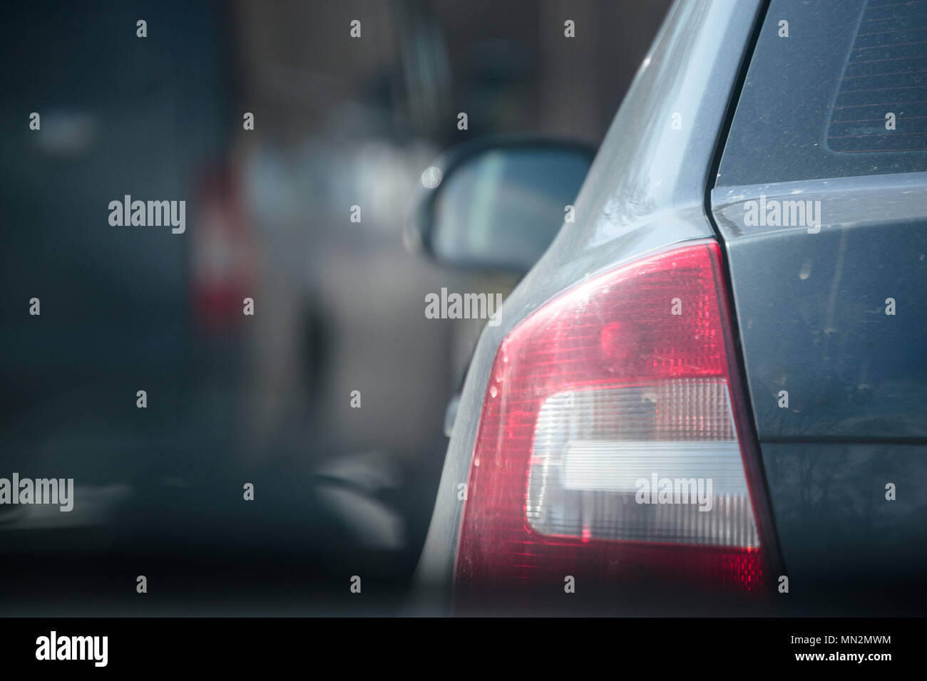 Feux arrière de la photo de la voiture Banque D'Images