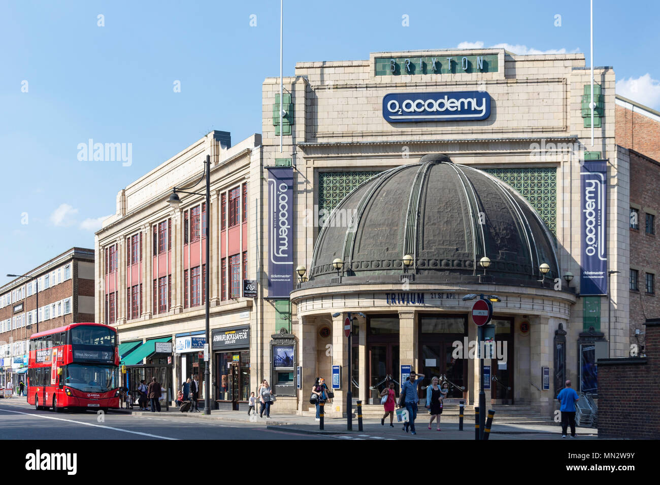 O2 Academy Brixton, Stockwell Road, Brixton, London Borough of Lambeth, Greater London, Angleterre, Royaume-Uni Banque D'Images