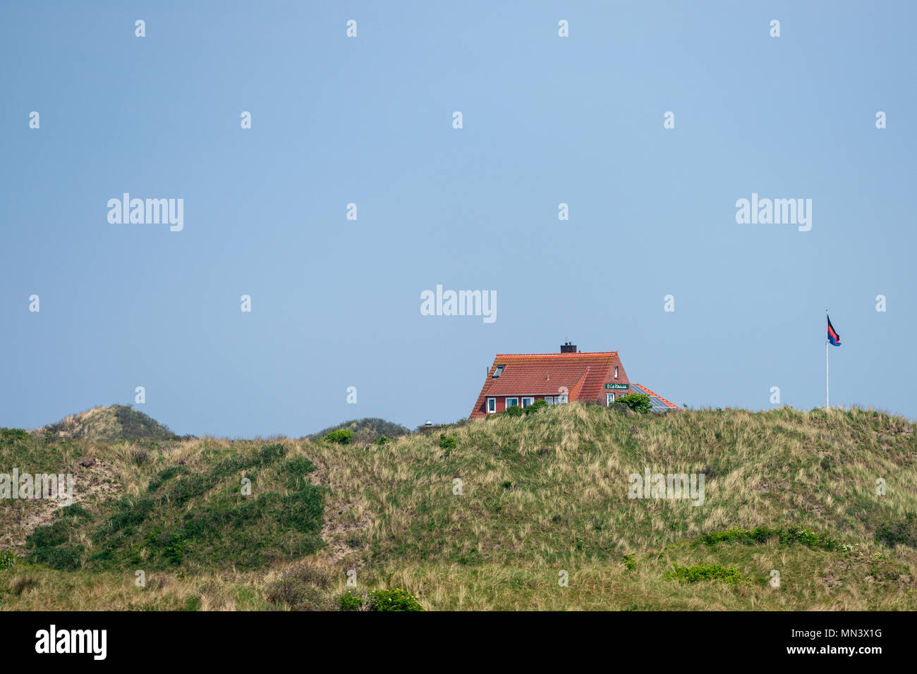 Île de Juist Allemagne. Insel Juist - der Nordsee Wattenmeer. Banque D'Images