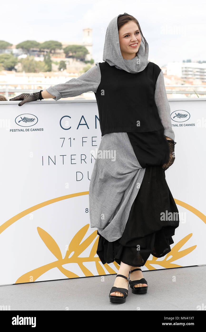 Cannes, France. 13 mai, 2018. Marzieh Rezaei au '3 faces (Se)' Rokh photocall au cours de la 71e édition du Festival de Cannes au Palais des Festivals le 13 mai 2018 à Cannes, France. Crédit : John Rasimus/Media Punch ***FRANCE, SUÈDE, NORVÈGE, FINLANDE, USA, DENARK, la République tchèque, l'AMÉRIQUE DU SUD SEULEMENT*** Crédit : MediaPunch Inc/Alamy Live News Banque D'Images