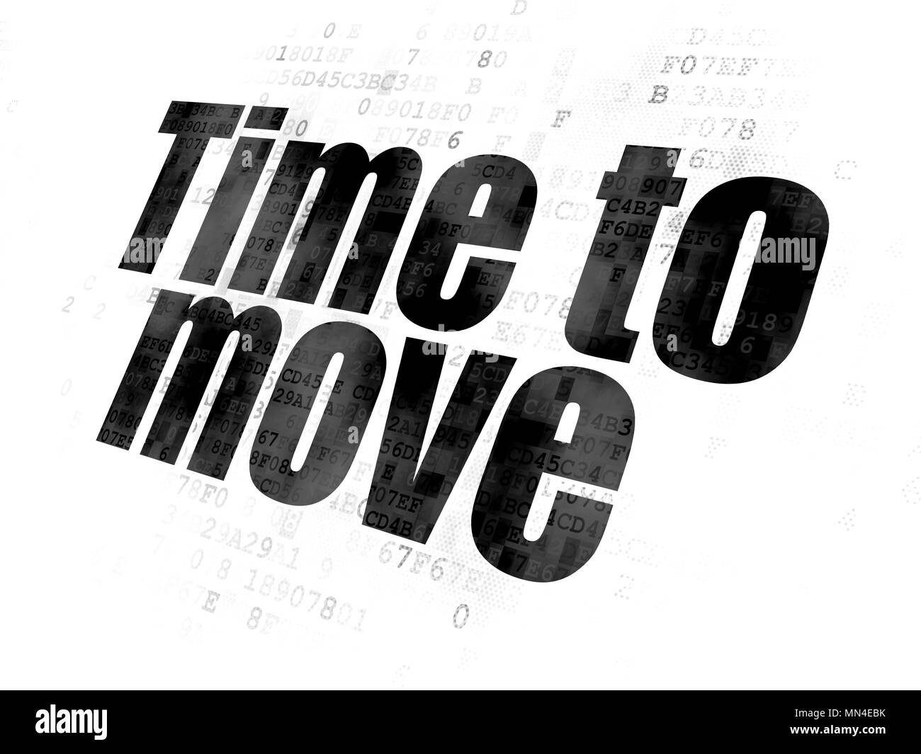 Timeline concept : temps d'aller de l'arrière-plan numérique Banque D'Images