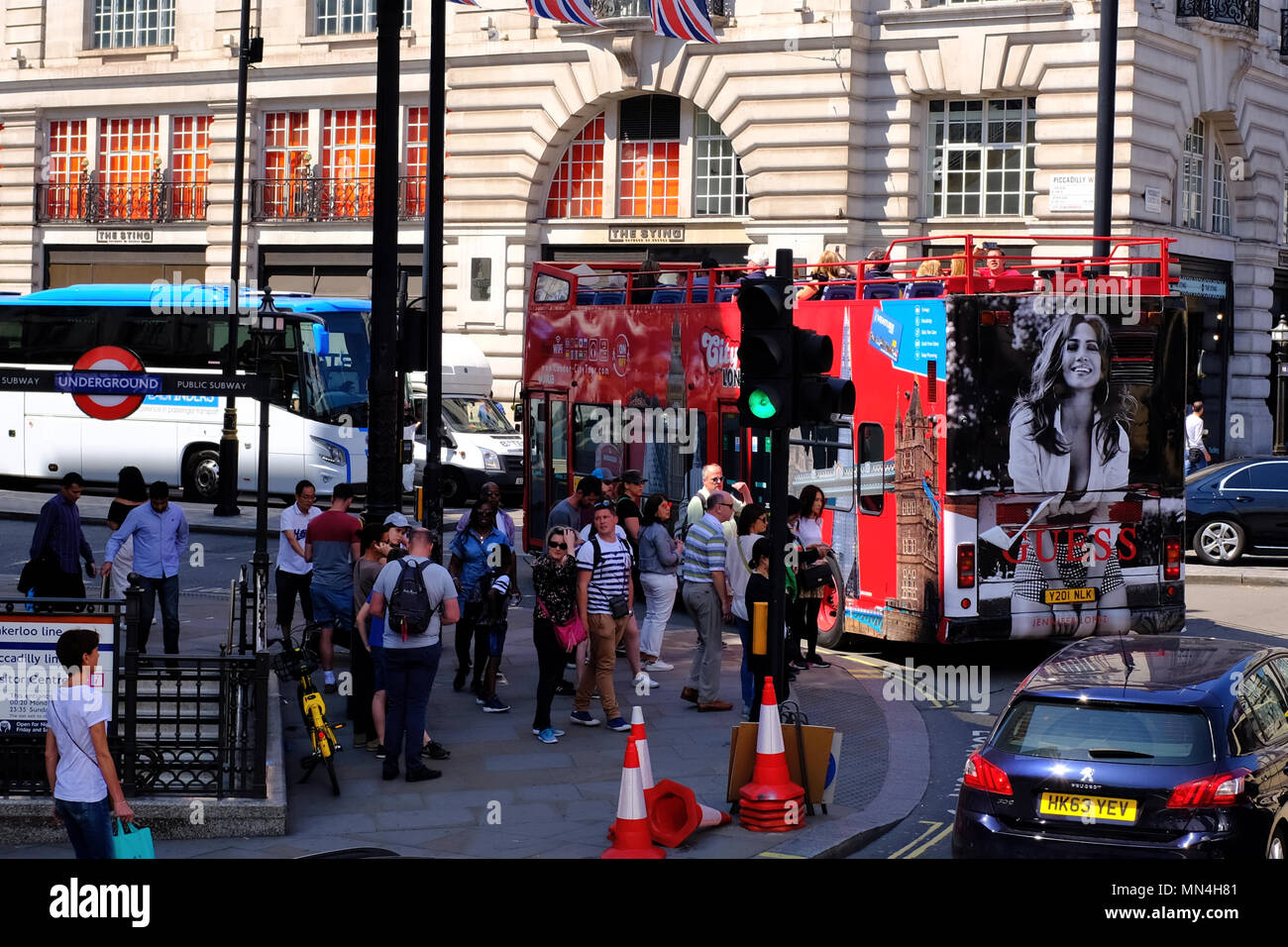 Piccadilly Circus, Londres, UK Banque D'Images