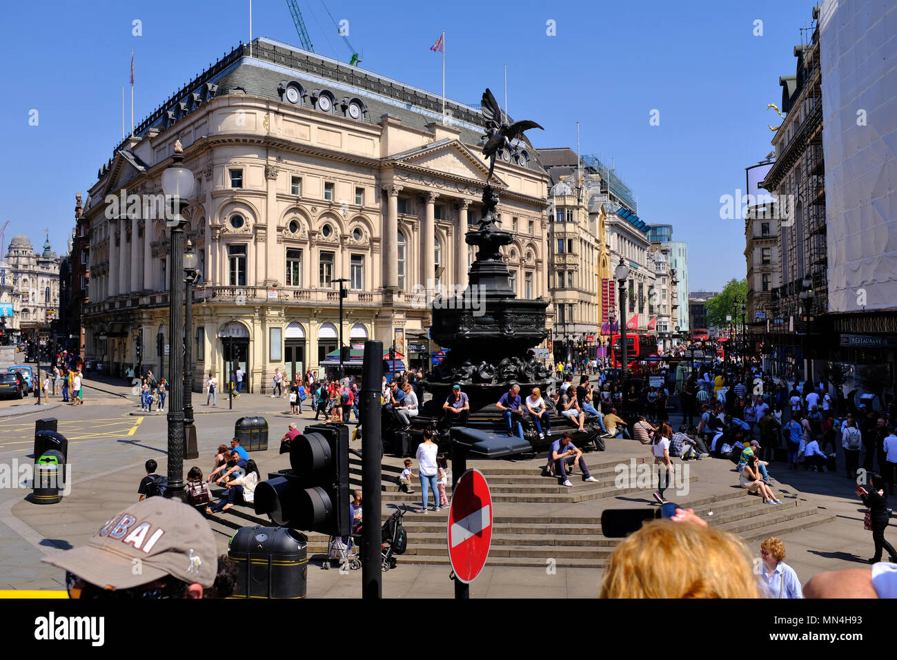 Piccadilly Circus, Londres, UK Banque D'Images