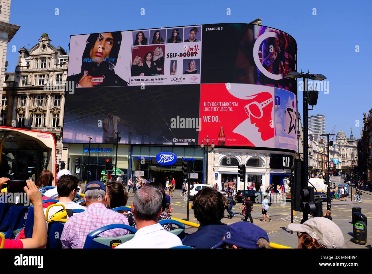 Piccadilly Circus Londres Banque D'Images