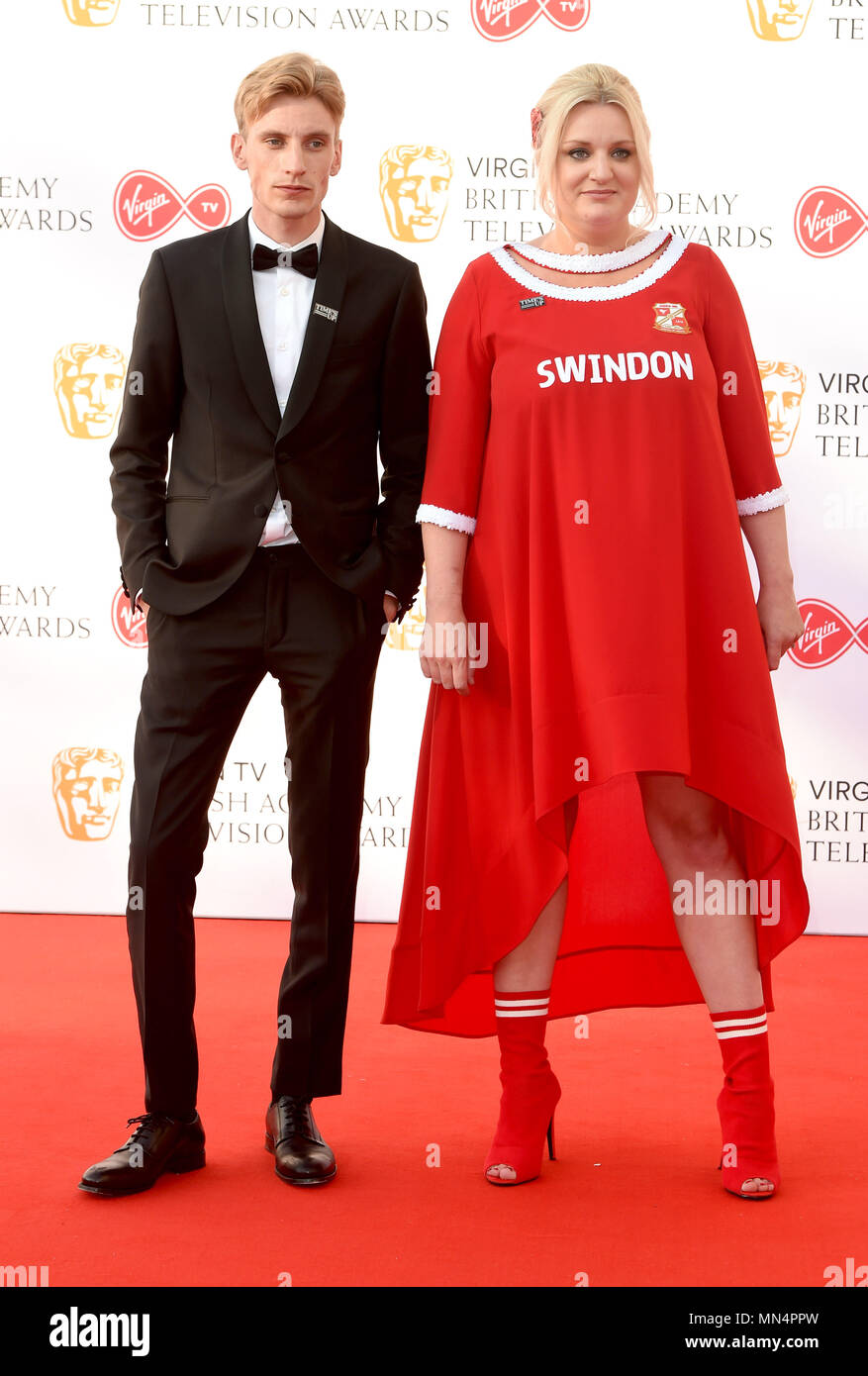 La photo doit être crédité ©Presse Alpha 079965 13/05/2018 Daisy peut Cooper, Charlie Cooper Virgin TV British Academy Television Awards Bafta 2018 au Royal Festival Hall Londres Banque D'Images