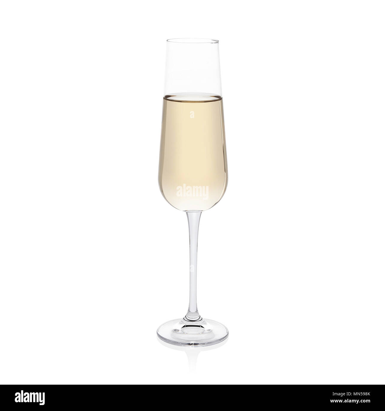 Verre champagne cristal Banque D'Images