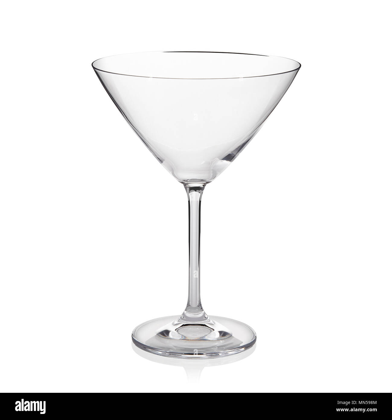 Verre à martini en cristal Banque D'Images