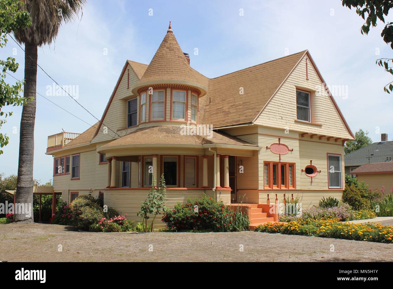 Maison de la reine Anne, Antioche, Californie Banque D'Images