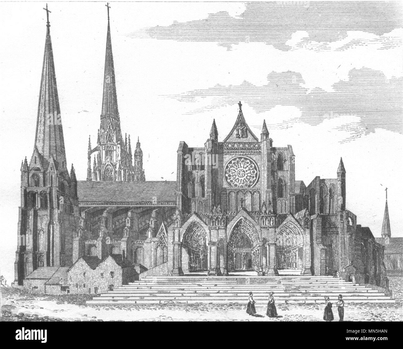 Cathedrale De Chartres Banque d'image et photos - Alamy