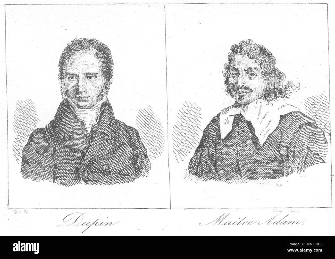 Maitre adam Banque d'images noir et blanc - Alamy