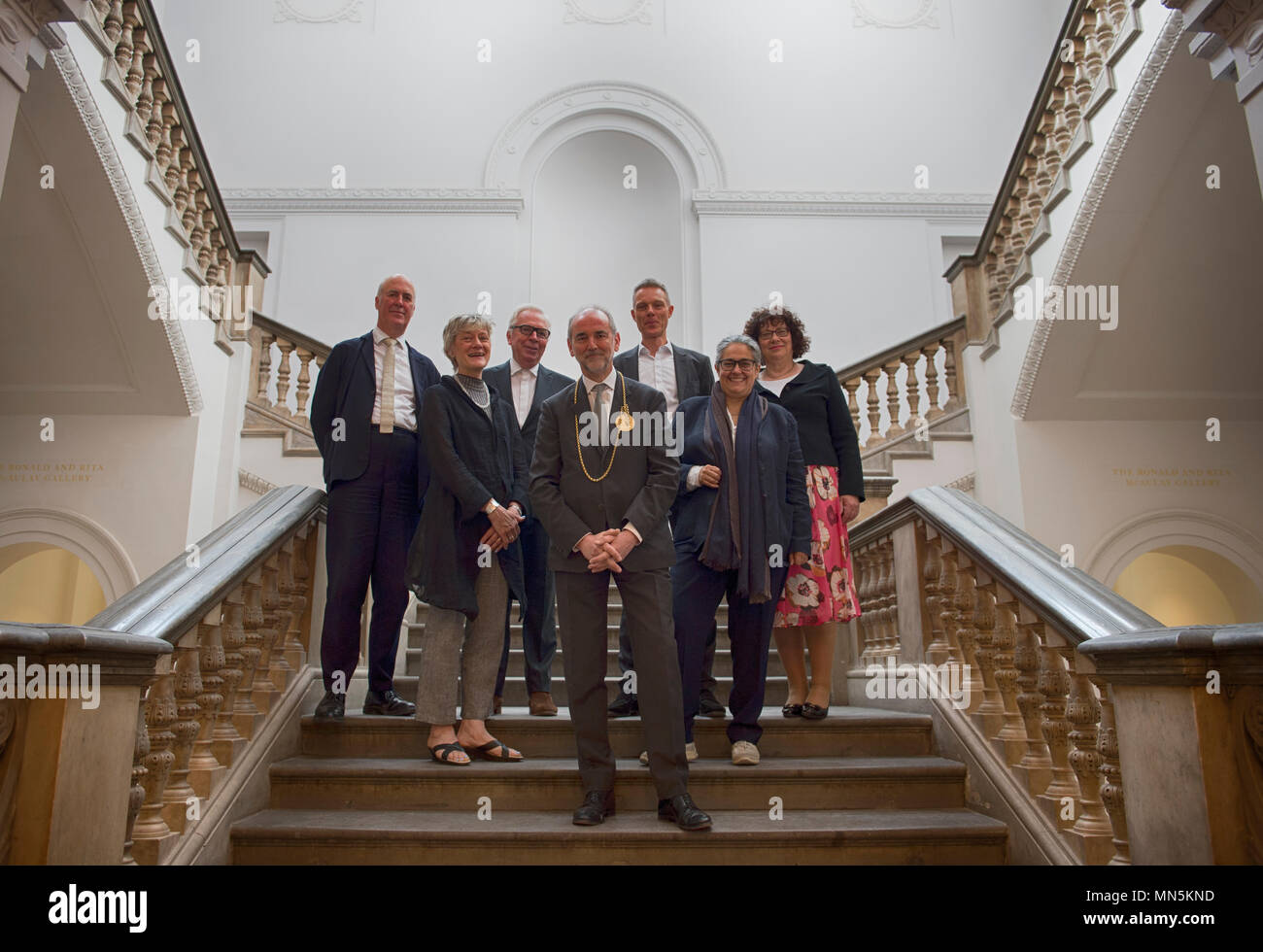 Royal Academy of Arts, Londres, Royaume-Uni. Ouverture de la nouvelle officiellement RA étendue le 14 mai 2018. Banque D'Images
