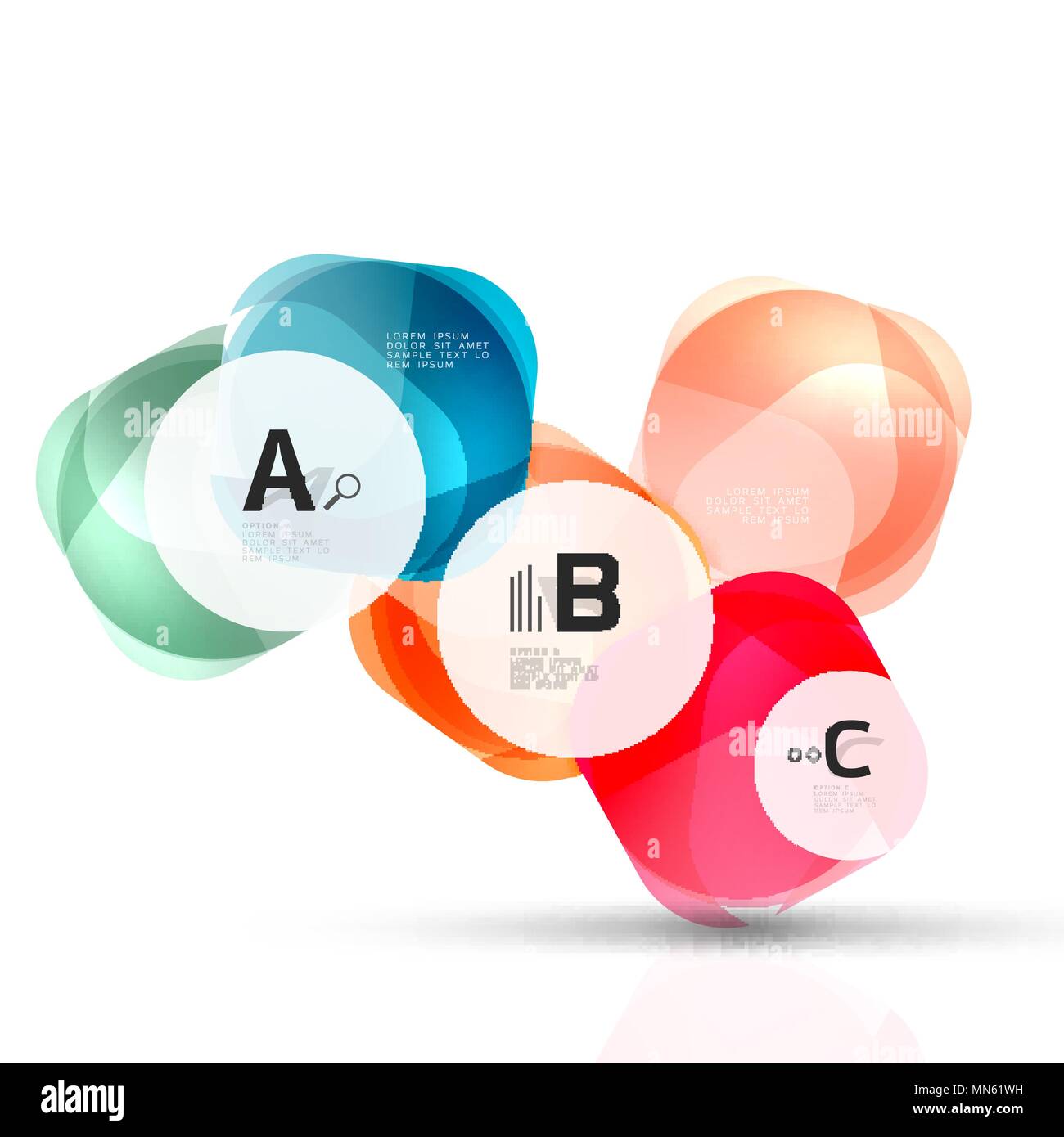 Option Web Vierge Brillant Vecteur Des Boites Option Web Vierge Brillant Vecteur Des Boites Les Elements De Geometrie Adaptee Aux Textes Infographies Ou Navigation Menu De L Interface Utilisateur Image Vectorielle Stock