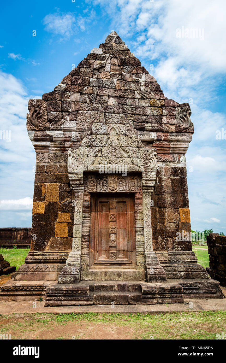 Vat Phou complexe religieux dans la province de Champasak, sud du Laos Banque D'Images