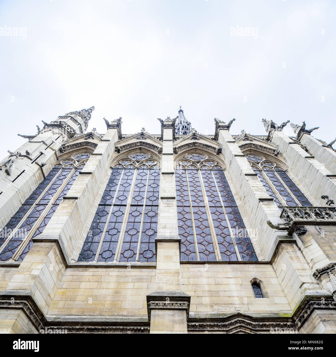 France, Paris - 1 Avril 2018 : Sainte-Chapelle Banque D'Images