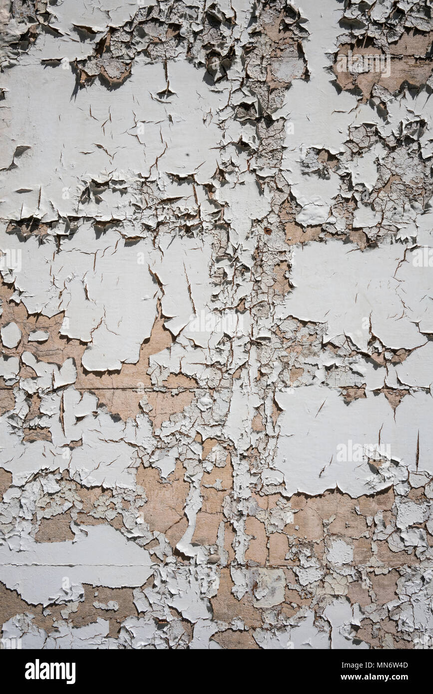Les textures de peinture craquelée Banque D'Images
