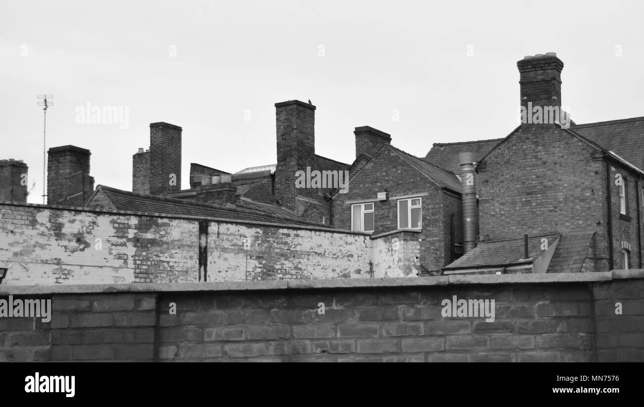 La photographie monochrome, d'endroits à travers le Royaume-Uni et le Pays de Galles Banque D'Images