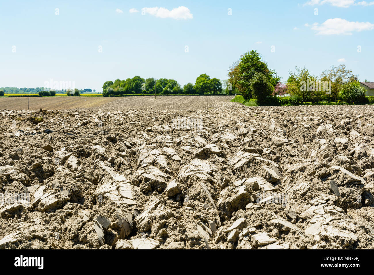 Paysage rural mottes de terre Banque de photographies et d’images à haute résolution Alamy