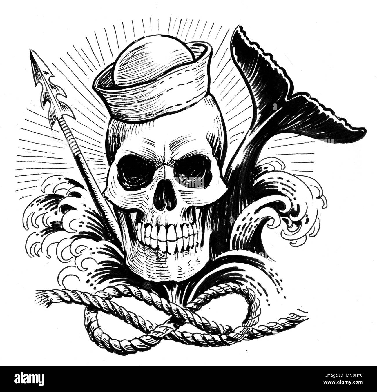 Marin Morts Et De Baleines Dessin Noir Et Blanc Encre Photo Stock Alamy Marin Morts Et De Baleines Dessin Noir Et Blanc Encre Photo Stock Alamy
