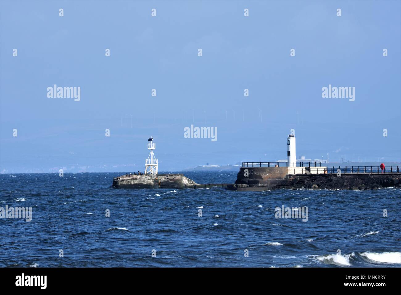 Front de mer à Ayr, Ecosse, Royaume-Uni Banque D'Images