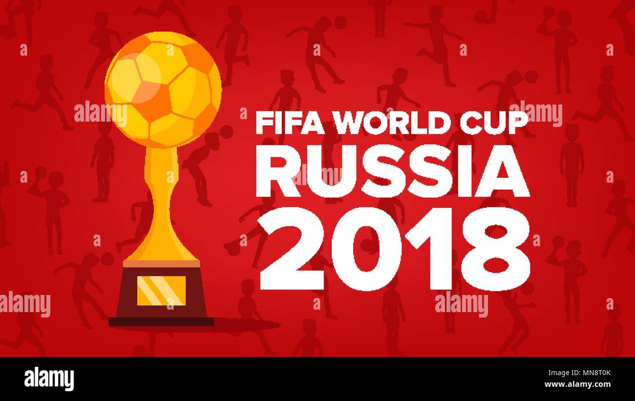 Coupe du Monde FIFA 2018 Vector Background. Graphique de soccer. Événement de la Russie. Bienvenue à la Russie. Illustration Illustration de Vecteur