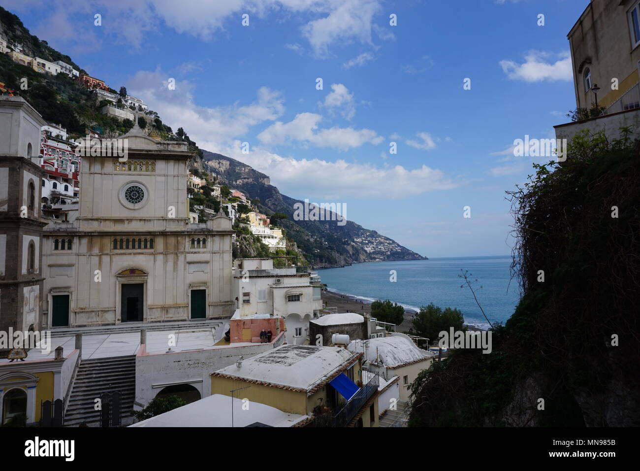 Positano, Amalfi Coast, Italie Banque D'Images