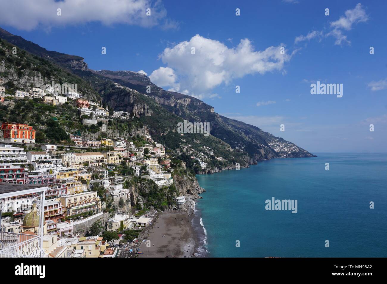 Positano, Amalfi Coast, Italie Banque D'Images