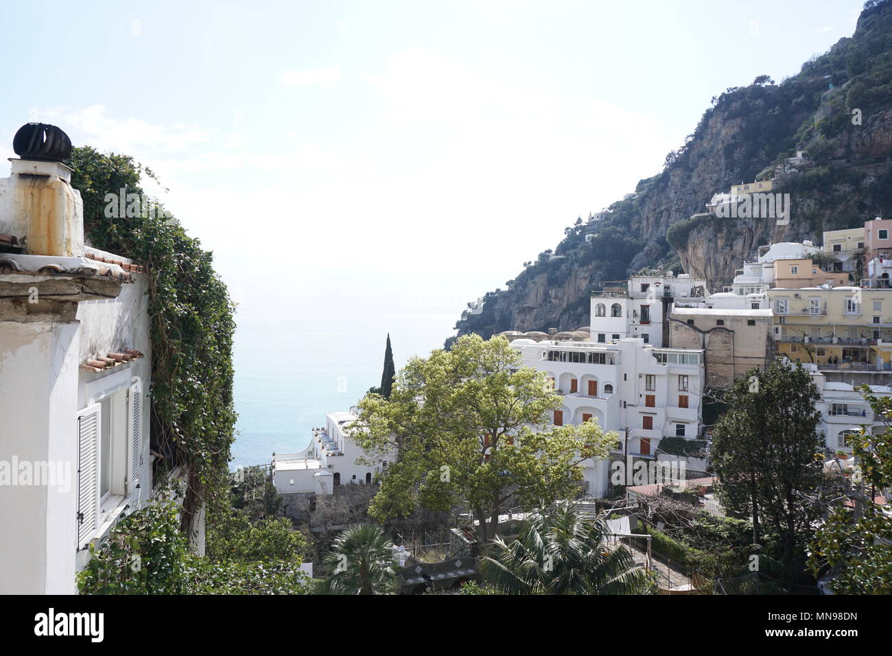 Positano, Amalfi Coast, Italie Banque D'Images